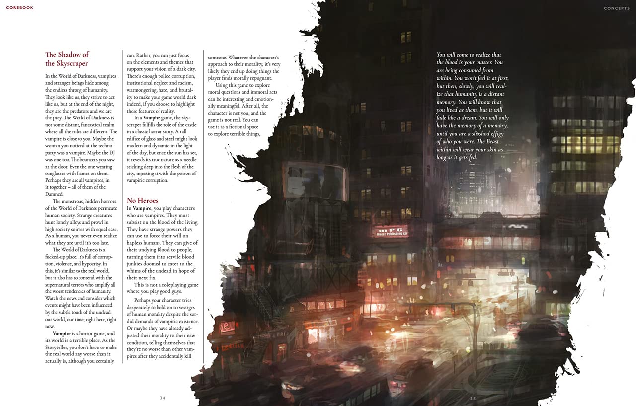 Vampire The Masquerade RPG: 5th Edition Core Rulebook | Role Playing Game