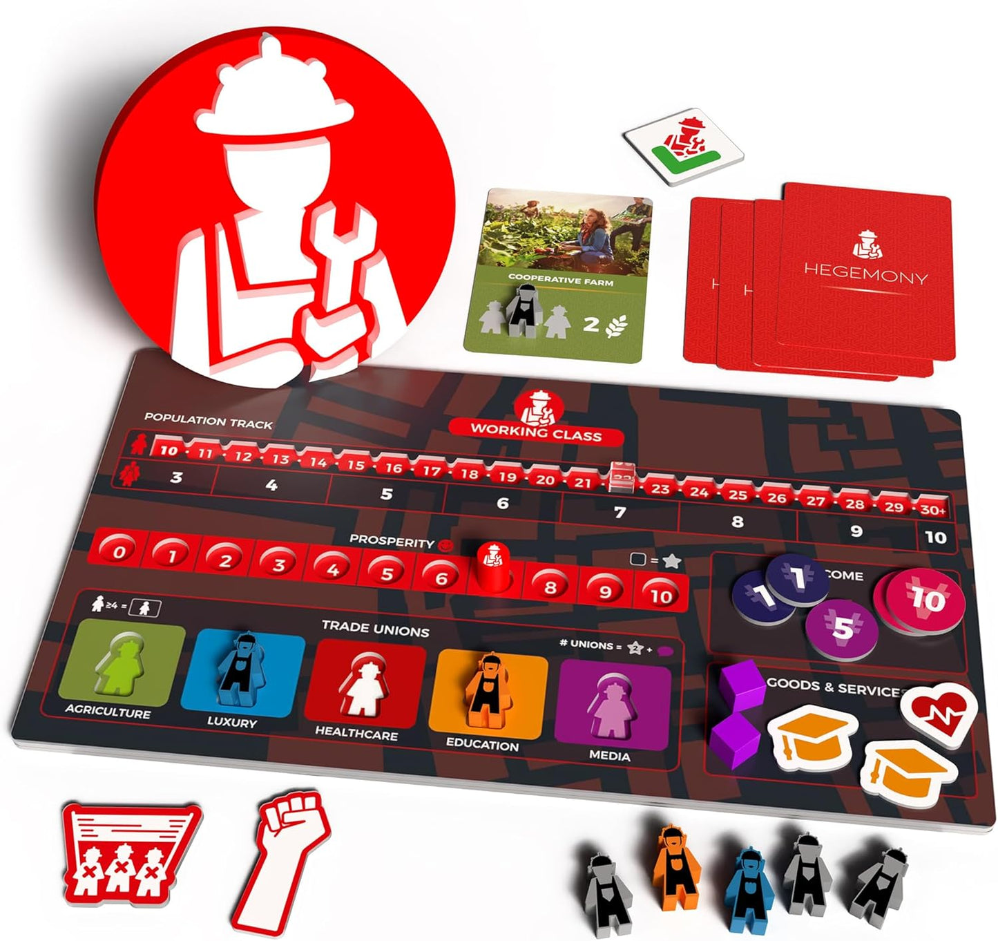 Hegemony: Lead Your Class To Victory | Board Game