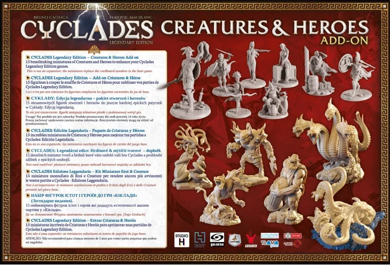 *pre-order* Cyclades: Creatures & Heroes | Expansion