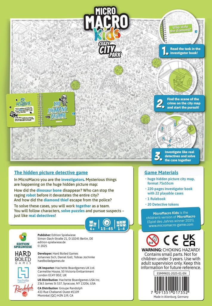 MicroMacro Kids: Crazy City Park | Board Game