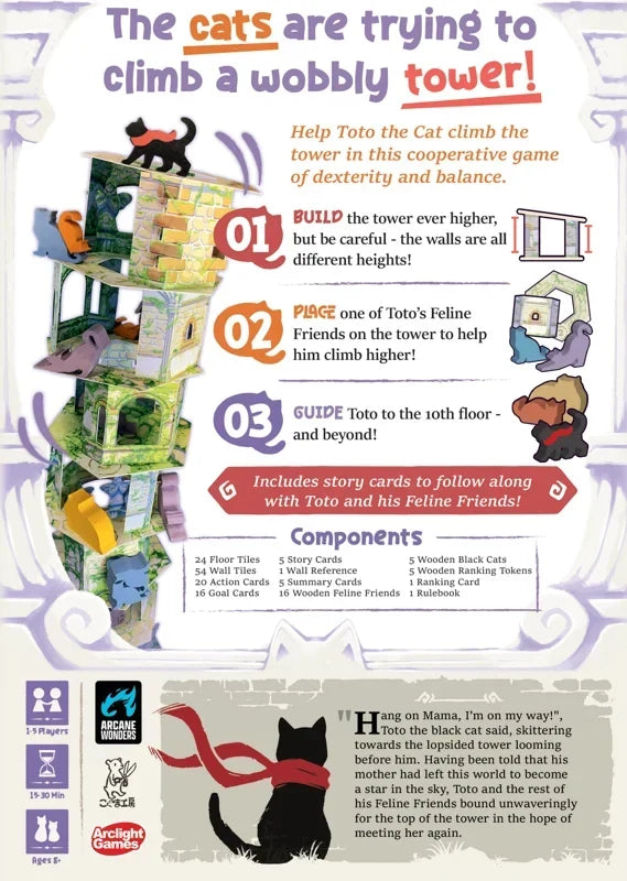 Cat And The Tower | Board Game