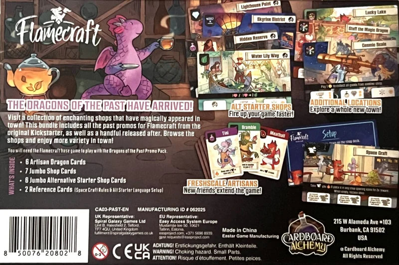 Flamecraft: Dragons Of The Past | Board Game Expansion