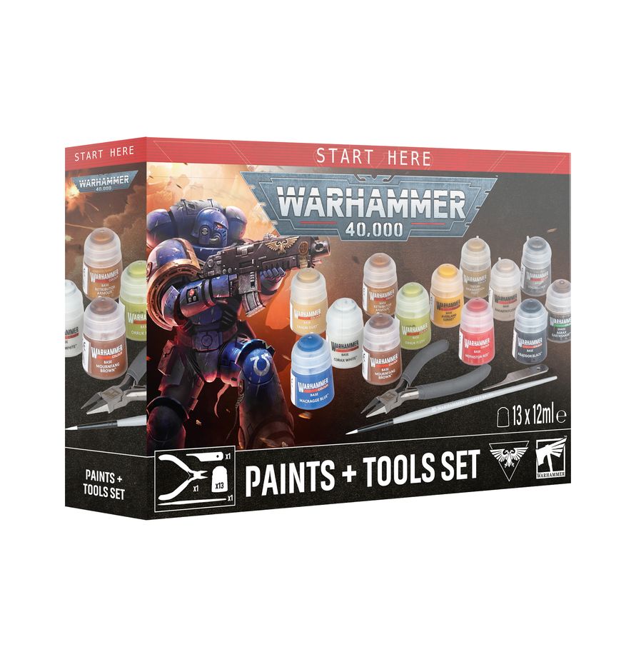 Warhammer 40000 Paint and Tools set