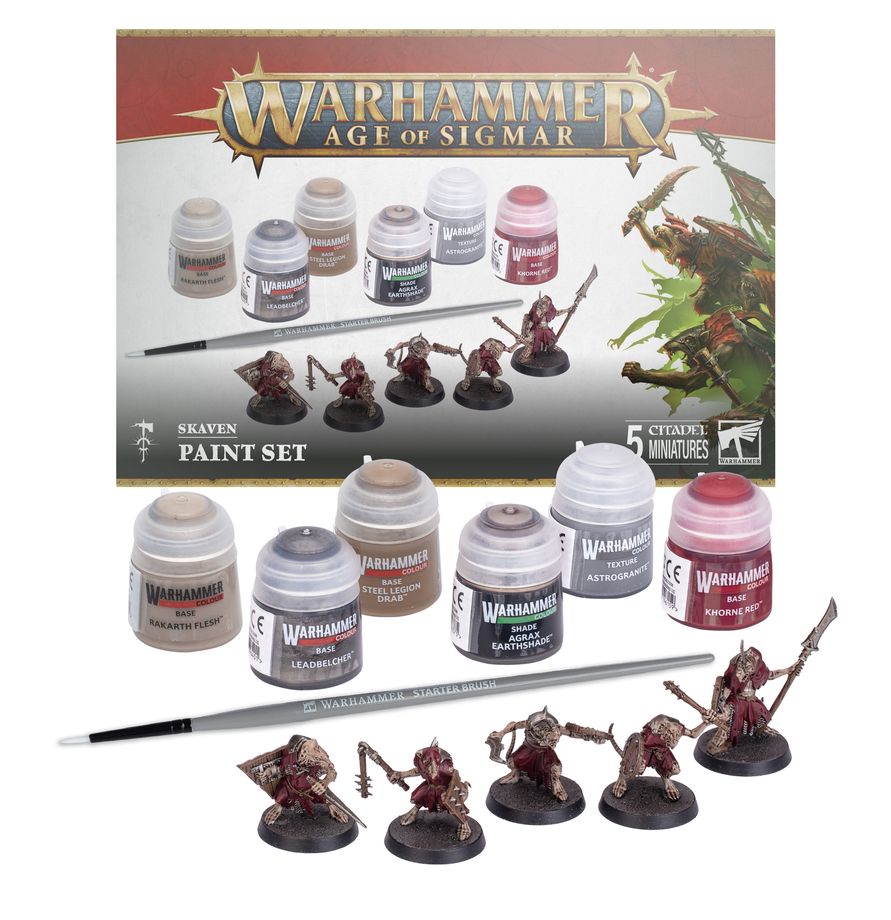 Age Of Sigmar Skaven Paint Set