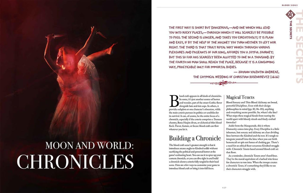 Vampire The Masquerade RPG: 5th Edition  Blood Sigils Sourcebook | Role Playing Game