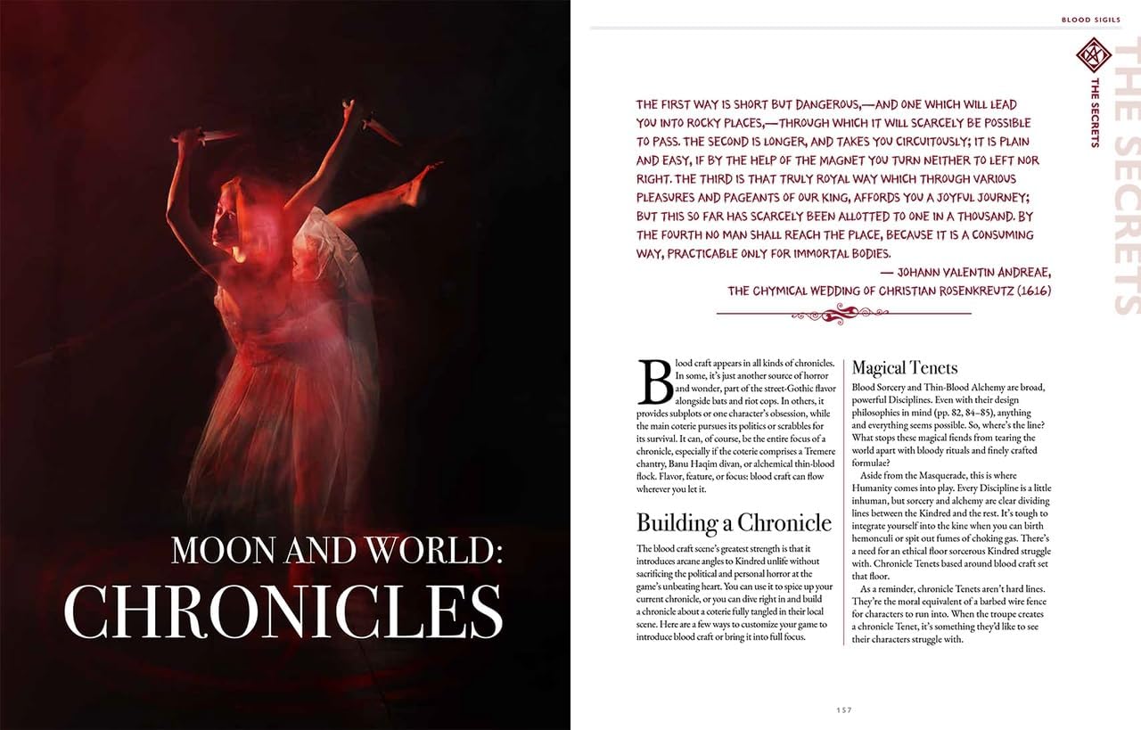 Vampire The Masquerade RPG: 5th Edition  Blood Sigils Sourcebook | Role Playing Game