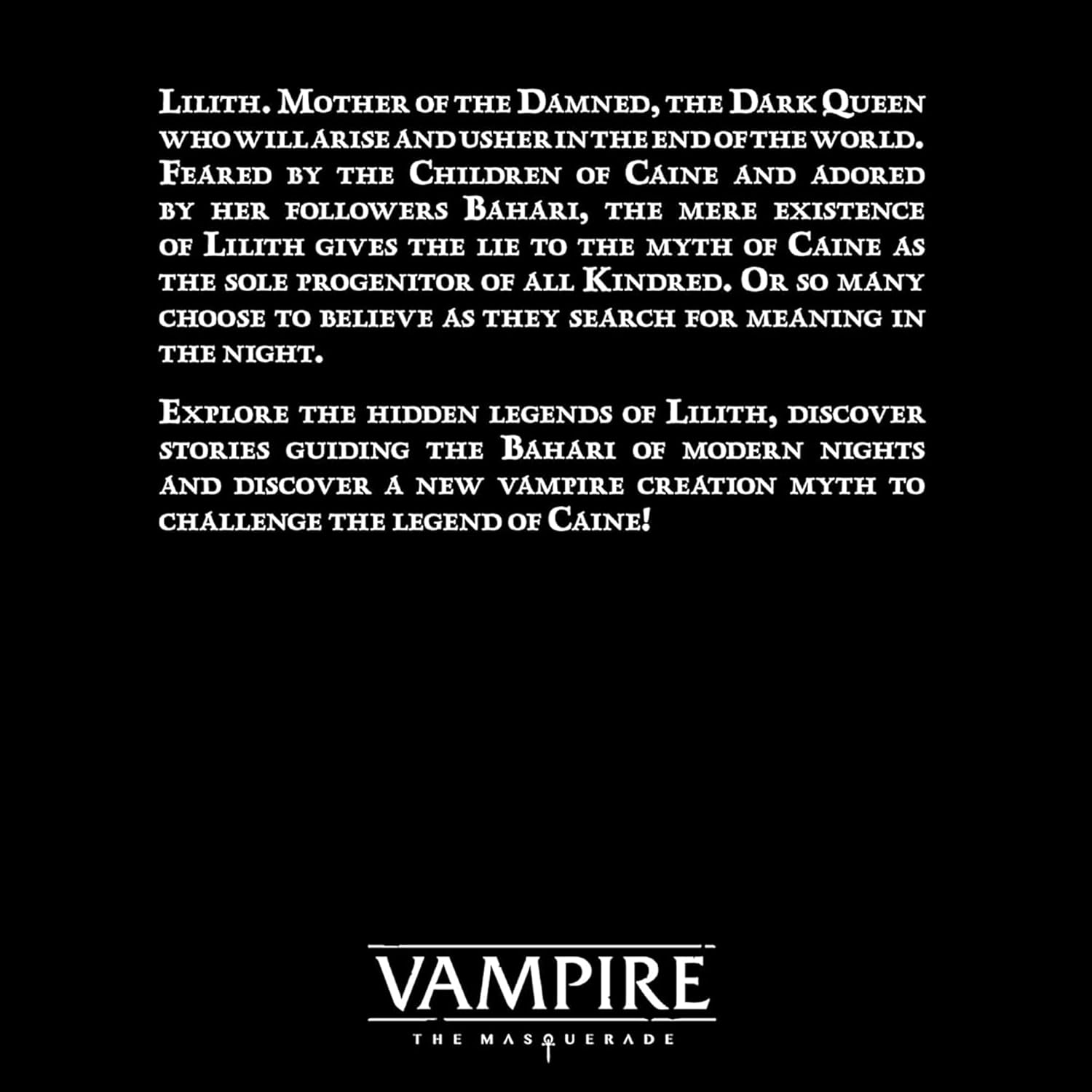 Vampire The Masquerade RPG: 5th Edition Revelations Of The Dark Mother | Role Playing Game