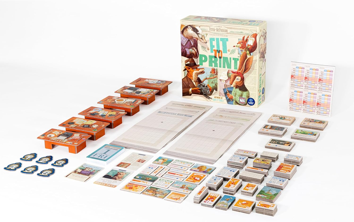 Fit to Print Board Game: Kickstarter Edition