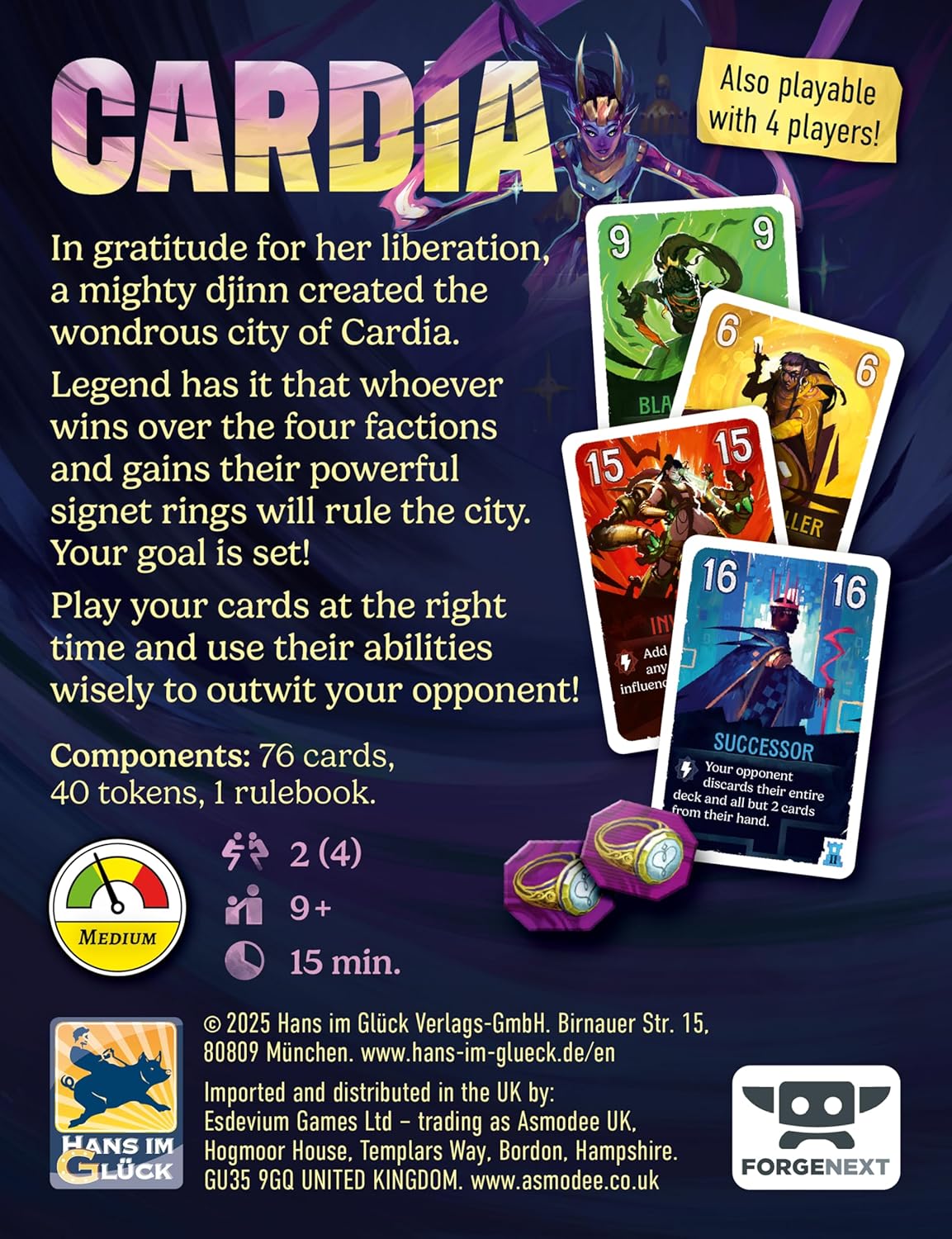 Duel for Cardia | Board Game