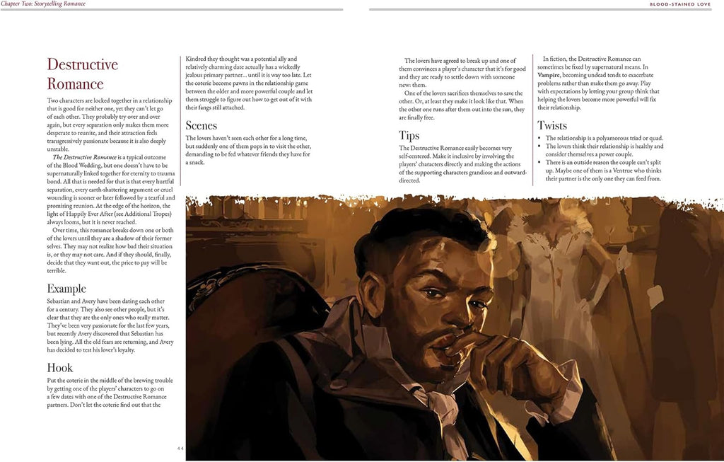 Vampire The Masquerade RPG: 5th Edition Blood-Stained Love | Role Playing Game