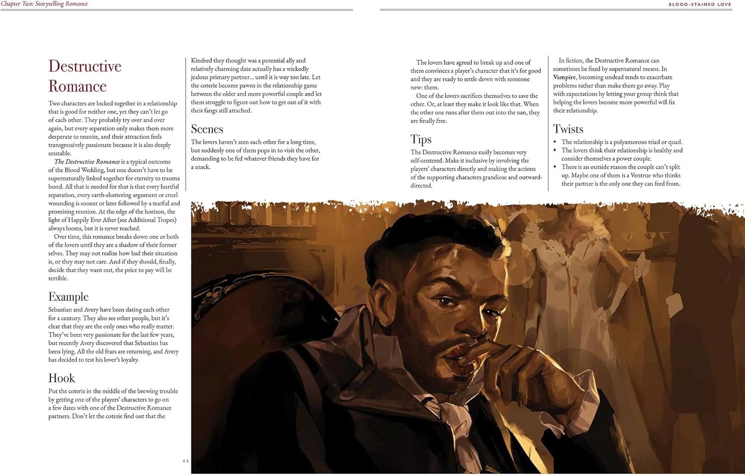 Vampire The Masquerade RPG: 5th Edition Blood-Stained Love | Role Playing Game