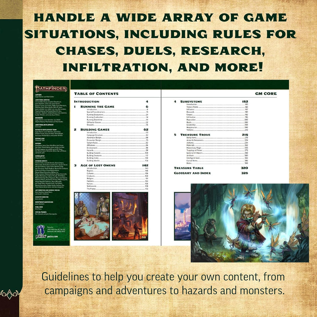Pathfinder RPG 2nd Edition: GM Core Rulebook Pocket Edition