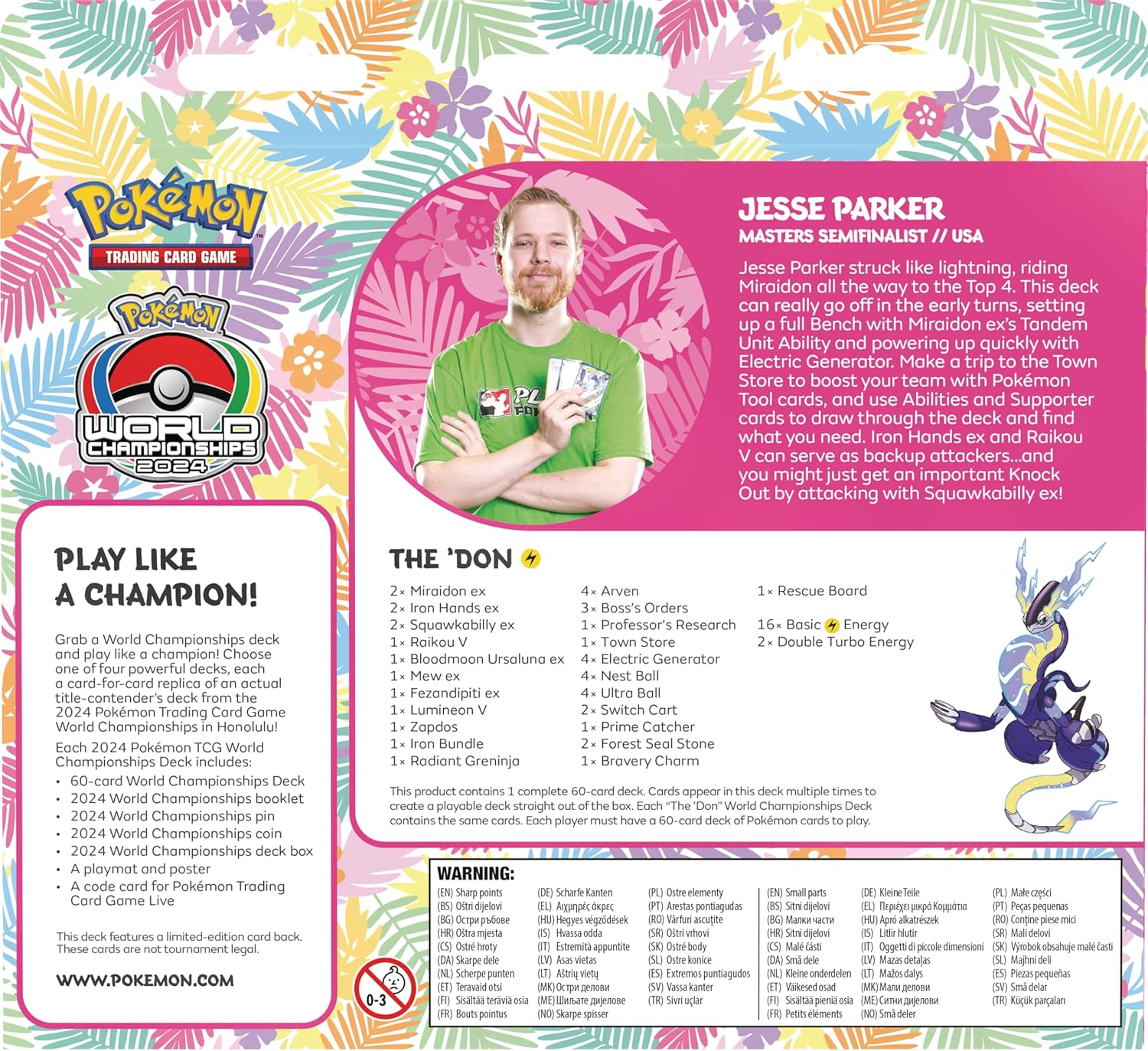 Pokémon TCG: World Champions Decks Jesse Parker - The Don