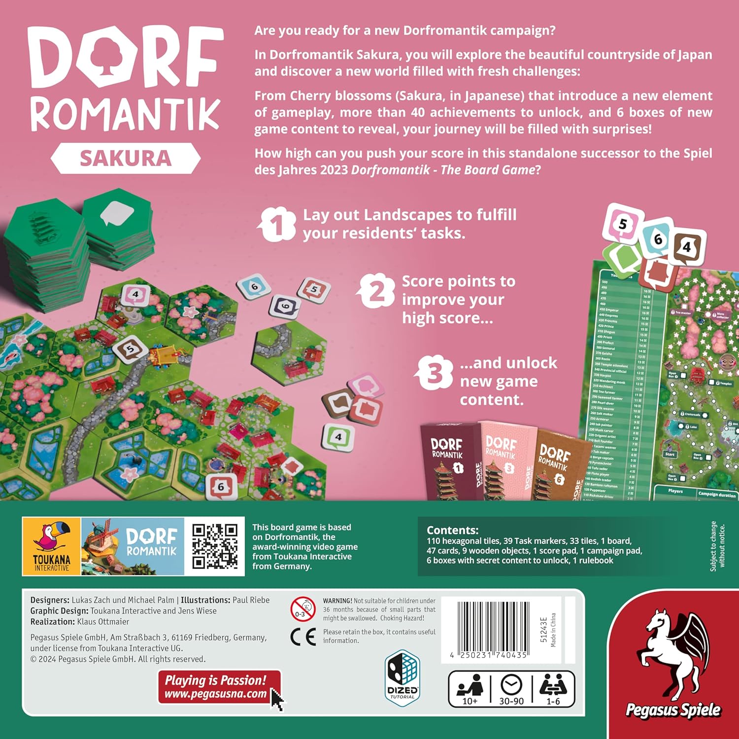 Dorfromantik: Sakura | Board Game