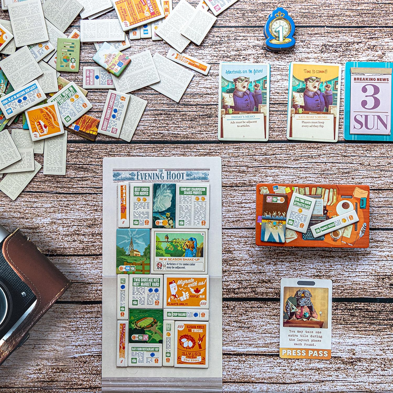 Fit to Print Board Game: Kickstarter Edition