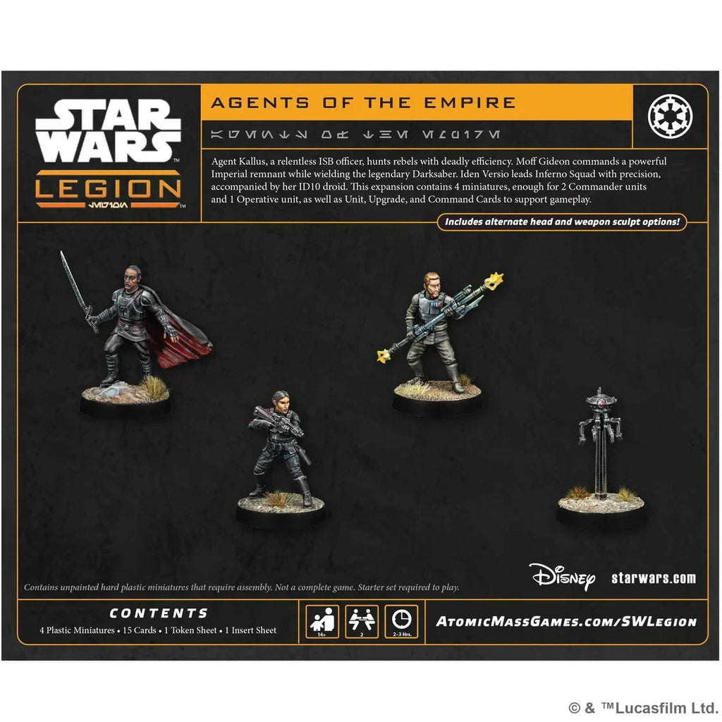 Star Wars: Legion - Agent Kallus Iden Versio ID10 & Moff Gideon