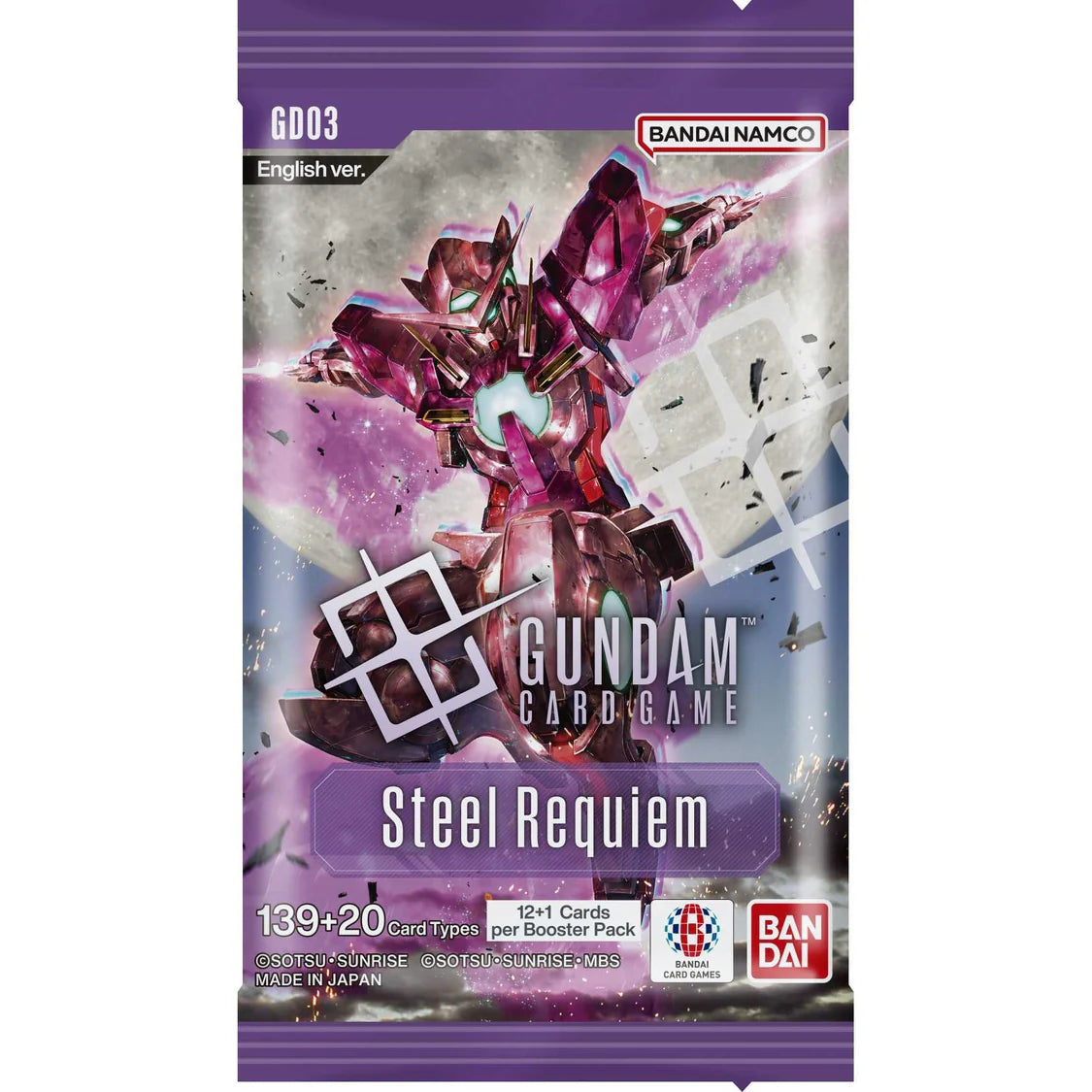 Gundam Card Game: Steel Requiem - Booster Pack Display (GD03)