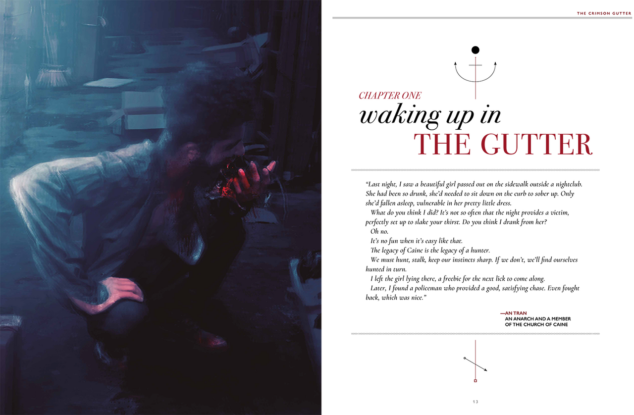Vampire The Masquerade RPG: 5th Edition The Crimson Gutter Chronicle Book | Role Playing Game