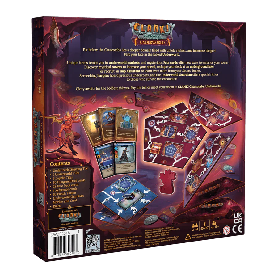*Pre-Order* Clank! Catacombs: Underworld! | Board Game | Expansion