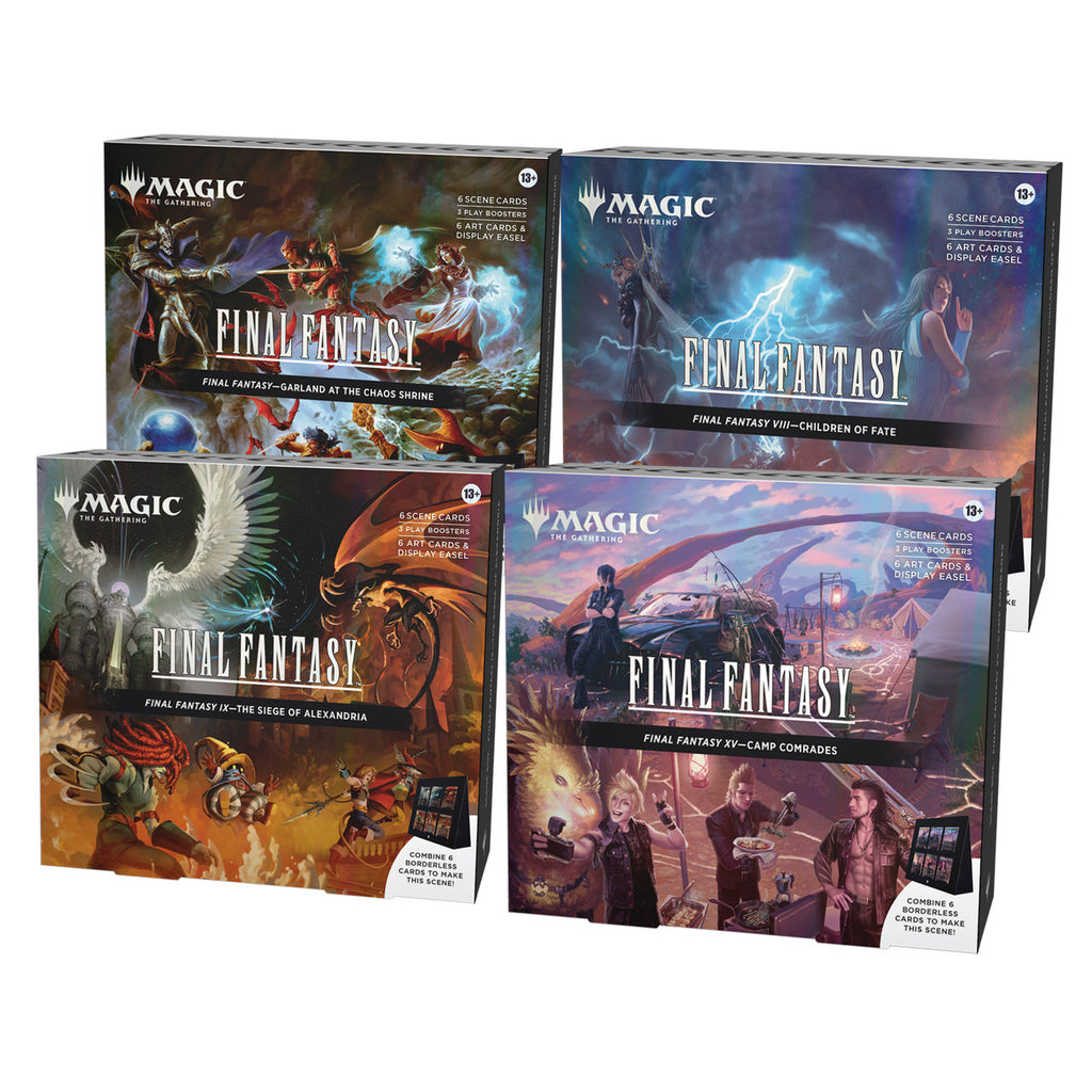 Magic the Gathering: Final Fantasy Holiday Scene Box - Set of 4