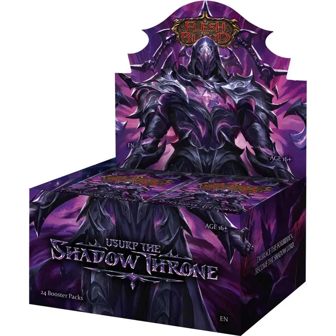 Flesh And Blood TCG: Usurp the Shadow Throne - Booster Pack Display