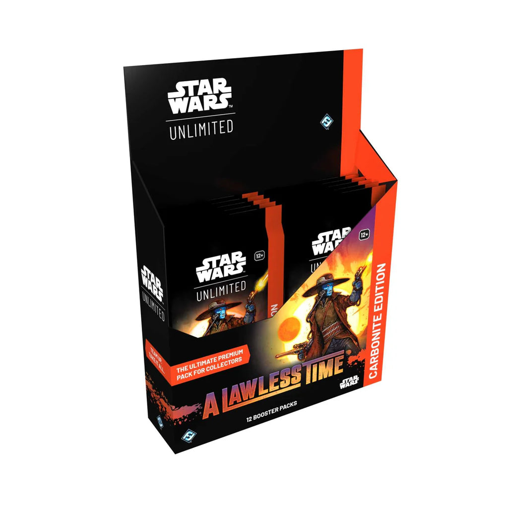 Star Wars: Unlimited - A Lawless  Time Carbonite Booster Display