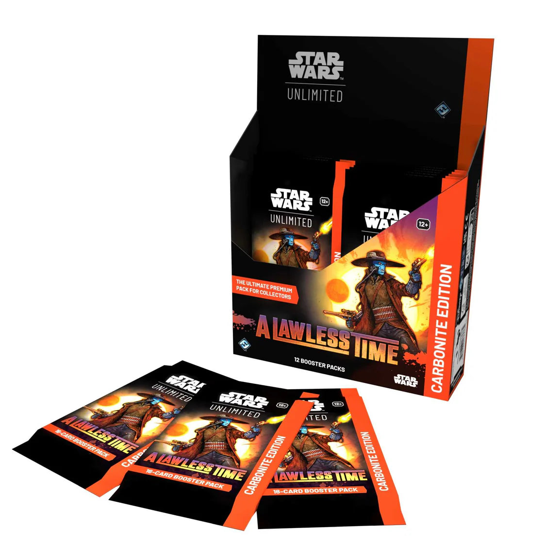Star Wars: Unlimited - A Lawless  Time Carbonite Booster Display