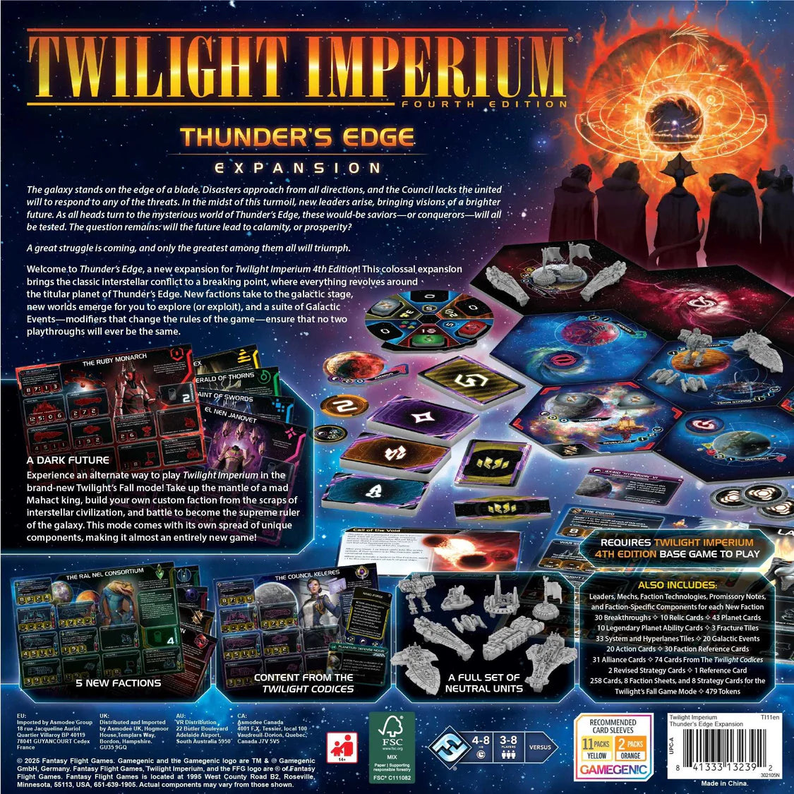 *pre-order* Twilight Imperium - Thunder's Edge | Board Game Expansion