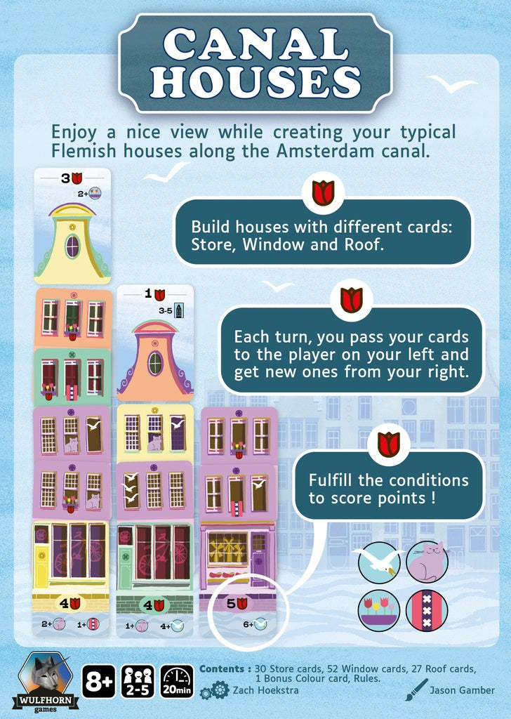 Canal Houses | Board Game