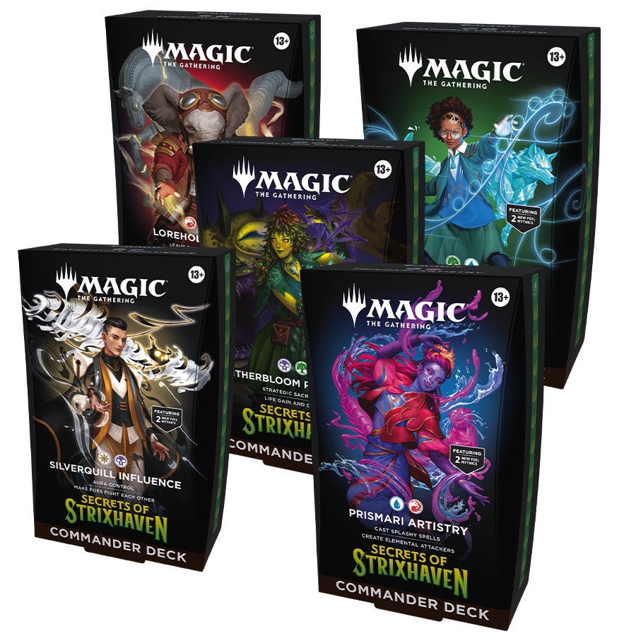 Secrets of Strixhaven Commander Deck - Set of 5