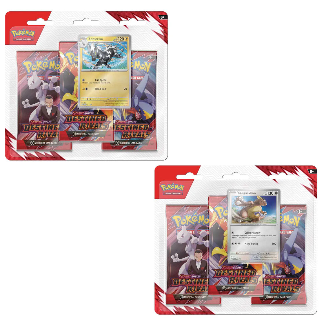 Pokémon TCG: Scarlet & Violet 10 - Destined Rivals - 3-Pack Blister