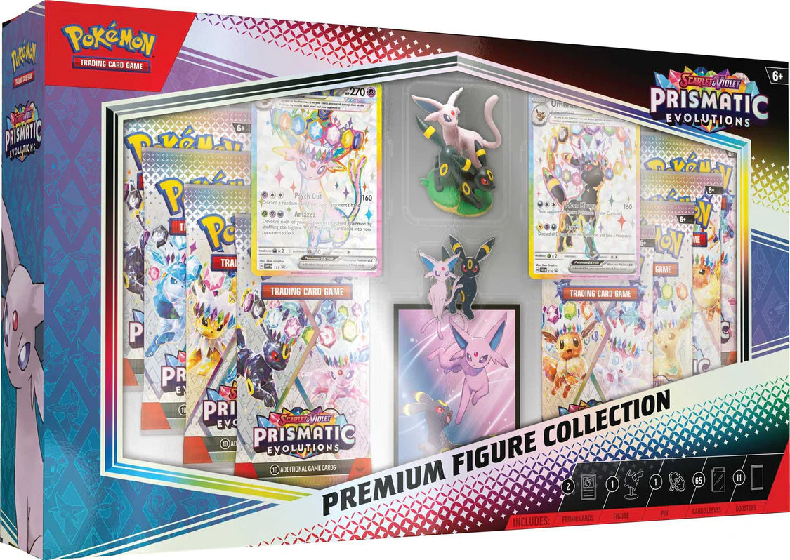 Pokemon TCG: Scarlet & Violet  8.5 Prismatic Evolutions - Premium Figure Collection