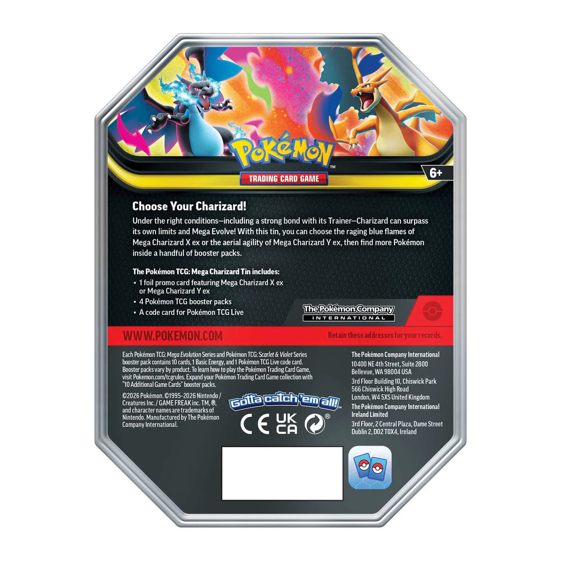 Pokémon TCG: Mega Charizard ex Tin X Variant