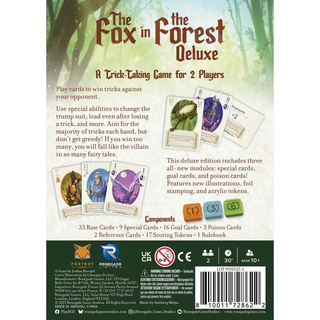 The Fox in the Forest Deluxe | Card Game