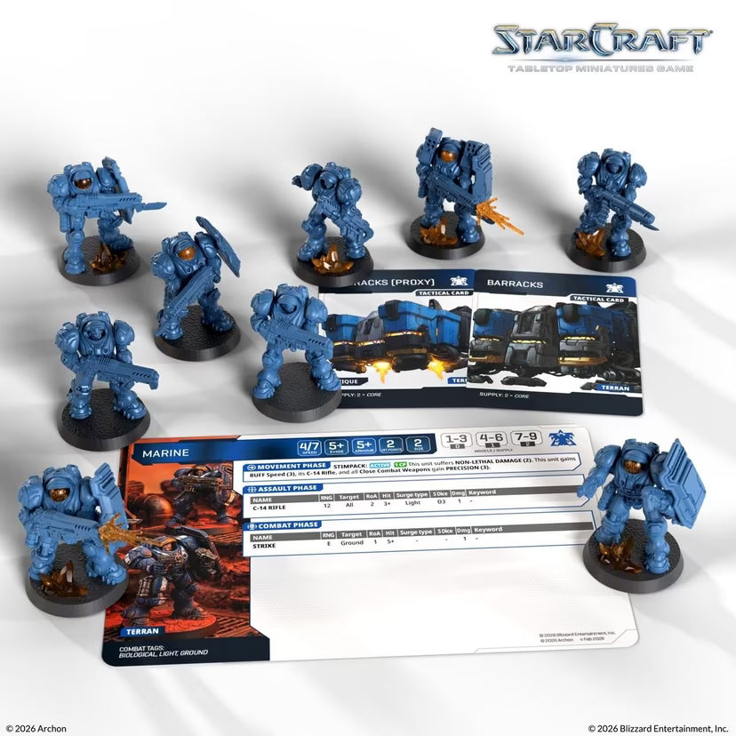 Starcraft Miniatures Game: Terran: Marine Expansion Set
