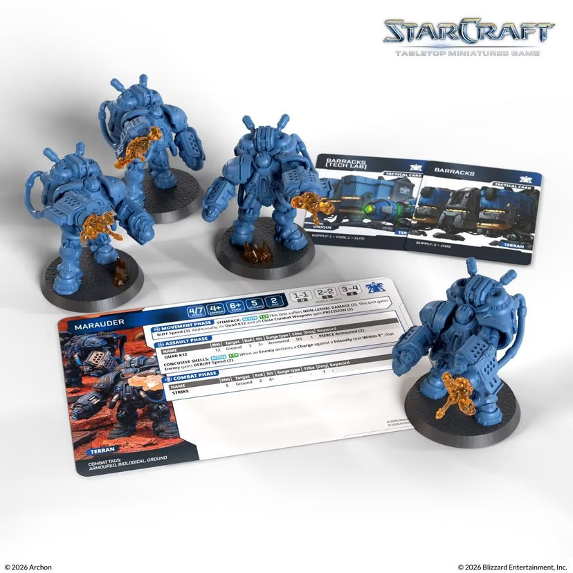 Starcraft Miniatures Game: Terran: Marauder Expansion Set