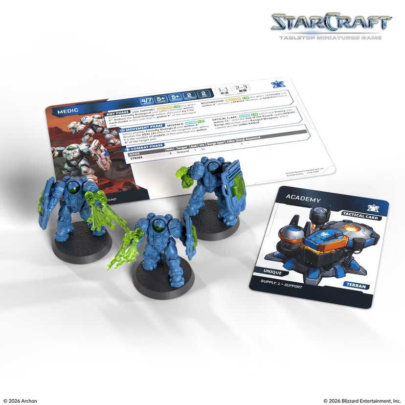 Starcraft Miniatures Game: Terran: Medic Expansion Set