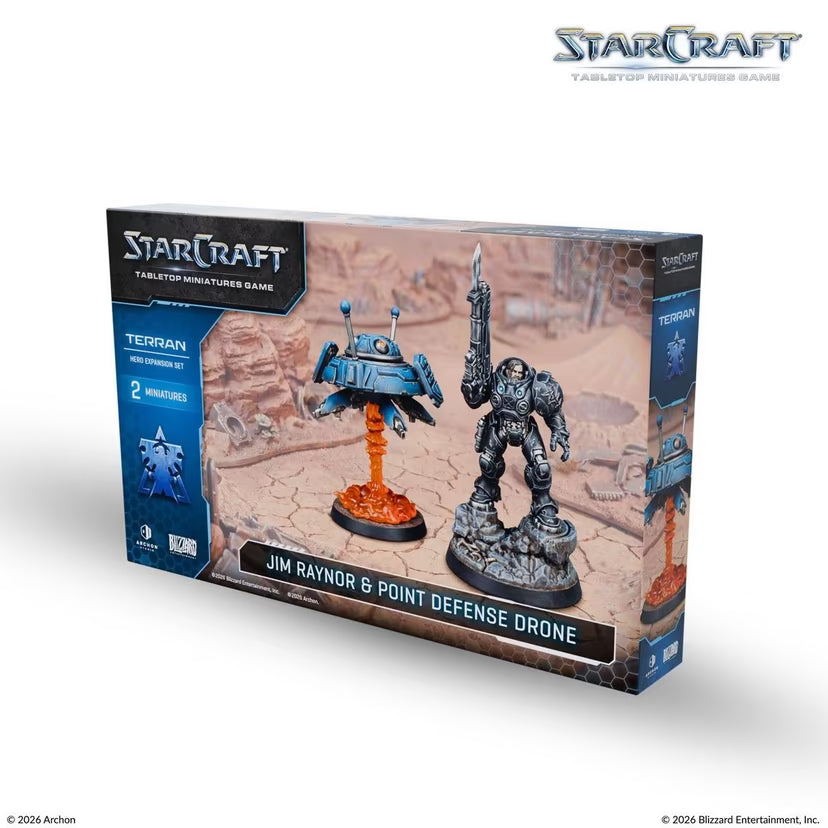 Starcraft Miniatures Game: Terran: Jim Raynor (Raynor's Raiders) Hero Expansion Set