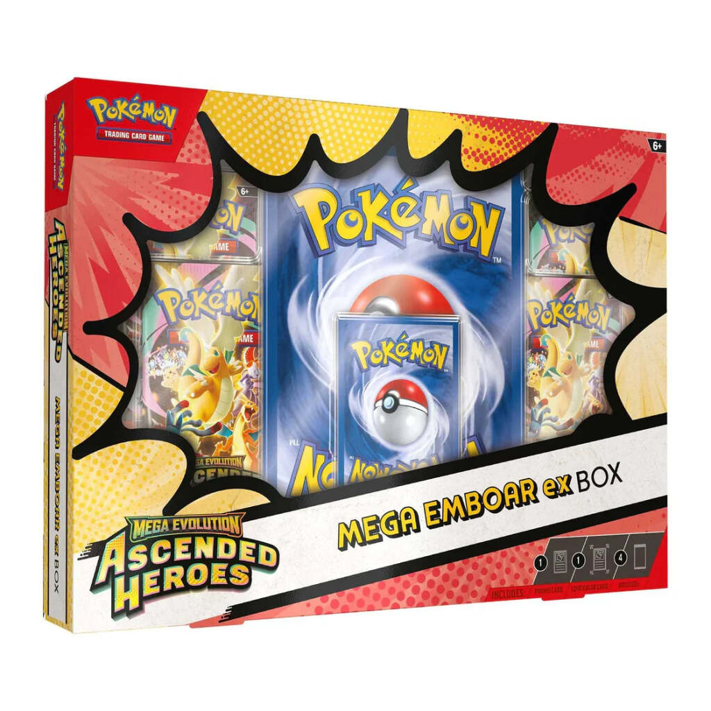 Pokémon TCG: Mega Evolution Ascended Heroes - Mega Emboar ex Box