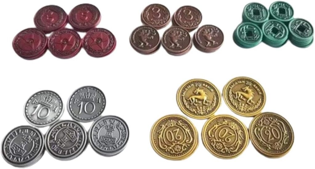 Scythe & Expeditions Metal Coins