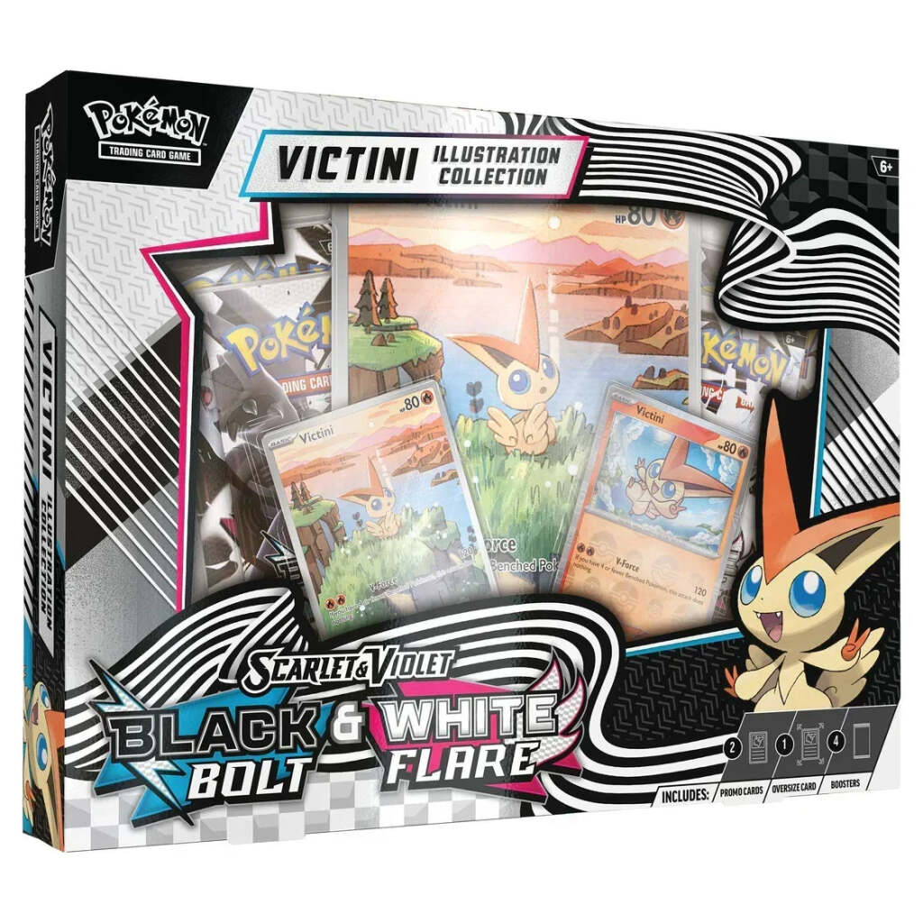 Pokémon TCG: Scarlet & Violet 10.5 - Black Bolt & White Flare Unova Victini Illustration Collection