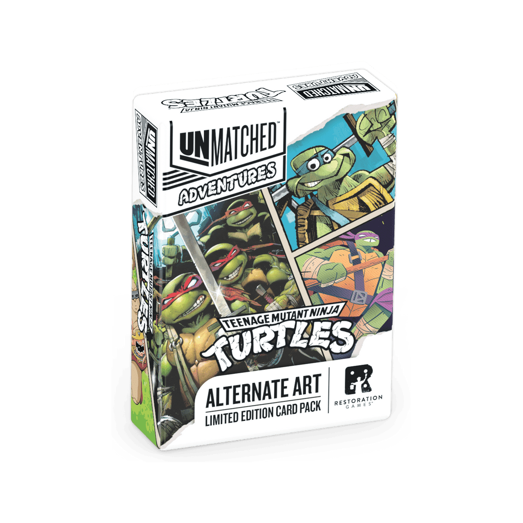 Unmatched Adventures - Teenage Mutant Ninja Turtles Includes exclusive Alt Art Pack + Foil Cards