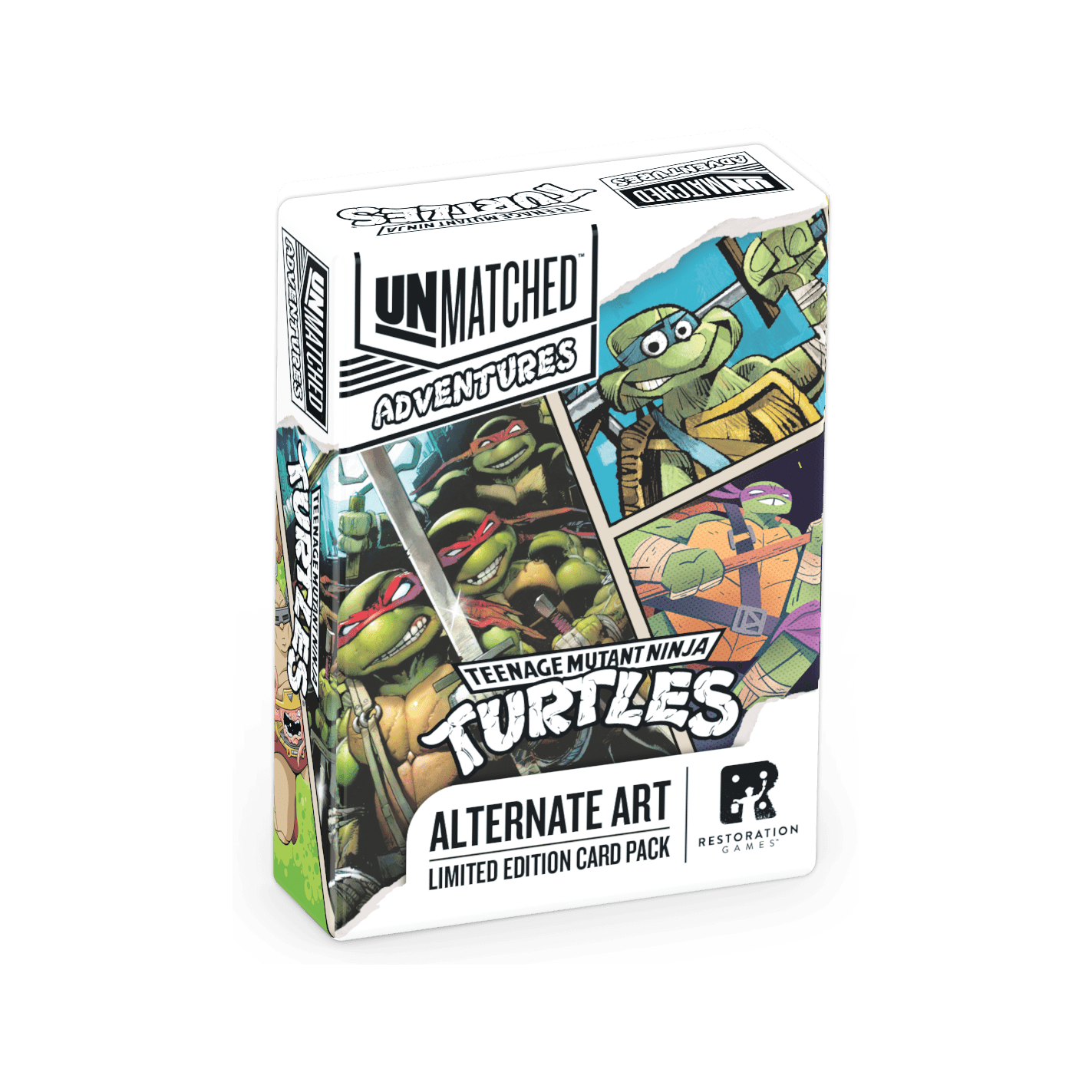 Unmatched Adventures - Teenage Mutant Ninja Turtles Includes exclusive Alt Art Pack + Foil Cards