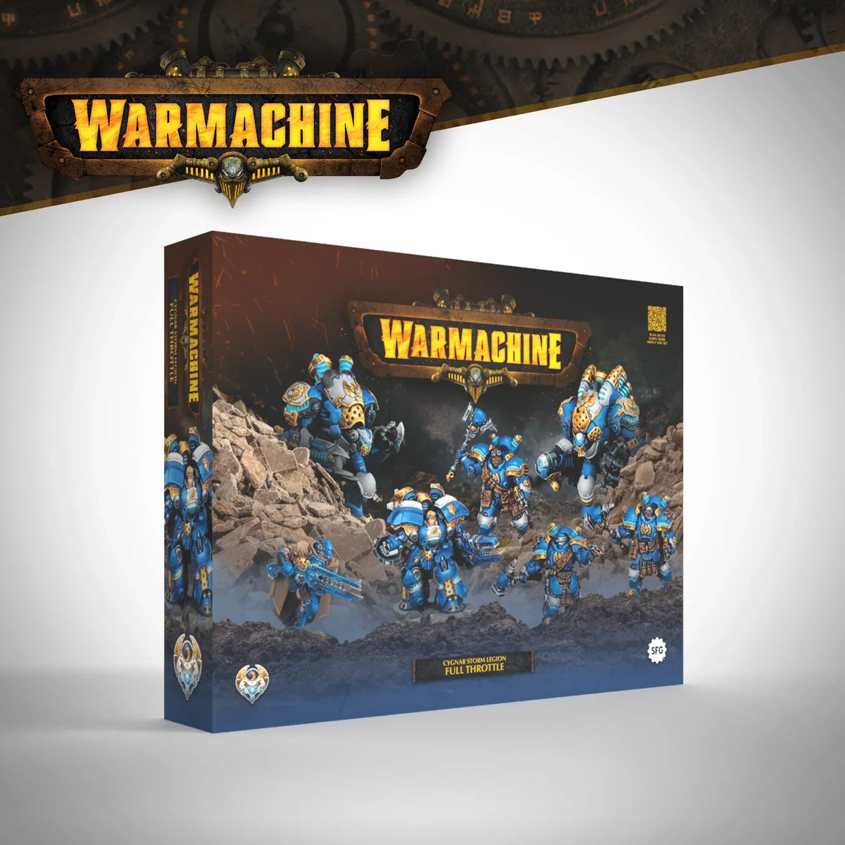 *Pre-Order* Warmachine: Cygnar Storm Legion Command Set - Full Throttle
