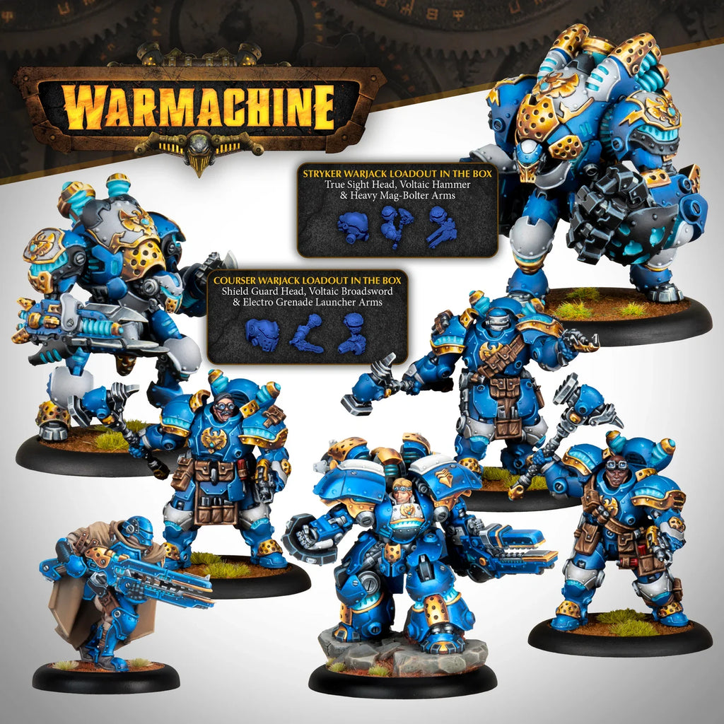 *Pre-Order* Warmachine: Cygnar Storm Legion Command Set - Full Throttle