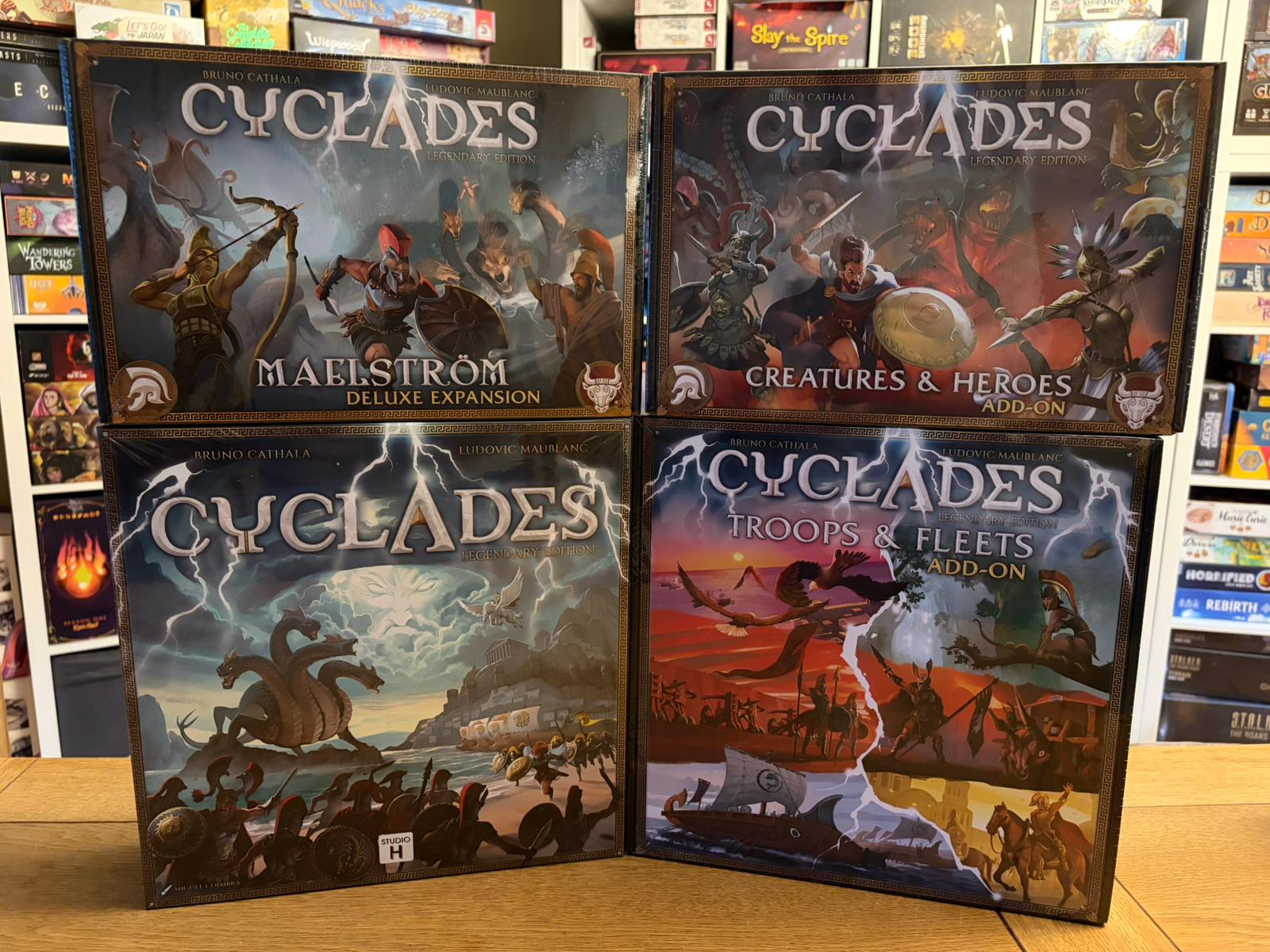 Cyclades Bundle - Includes Creatures & Heroes, Troops & Fleets & Maelström Deluxe