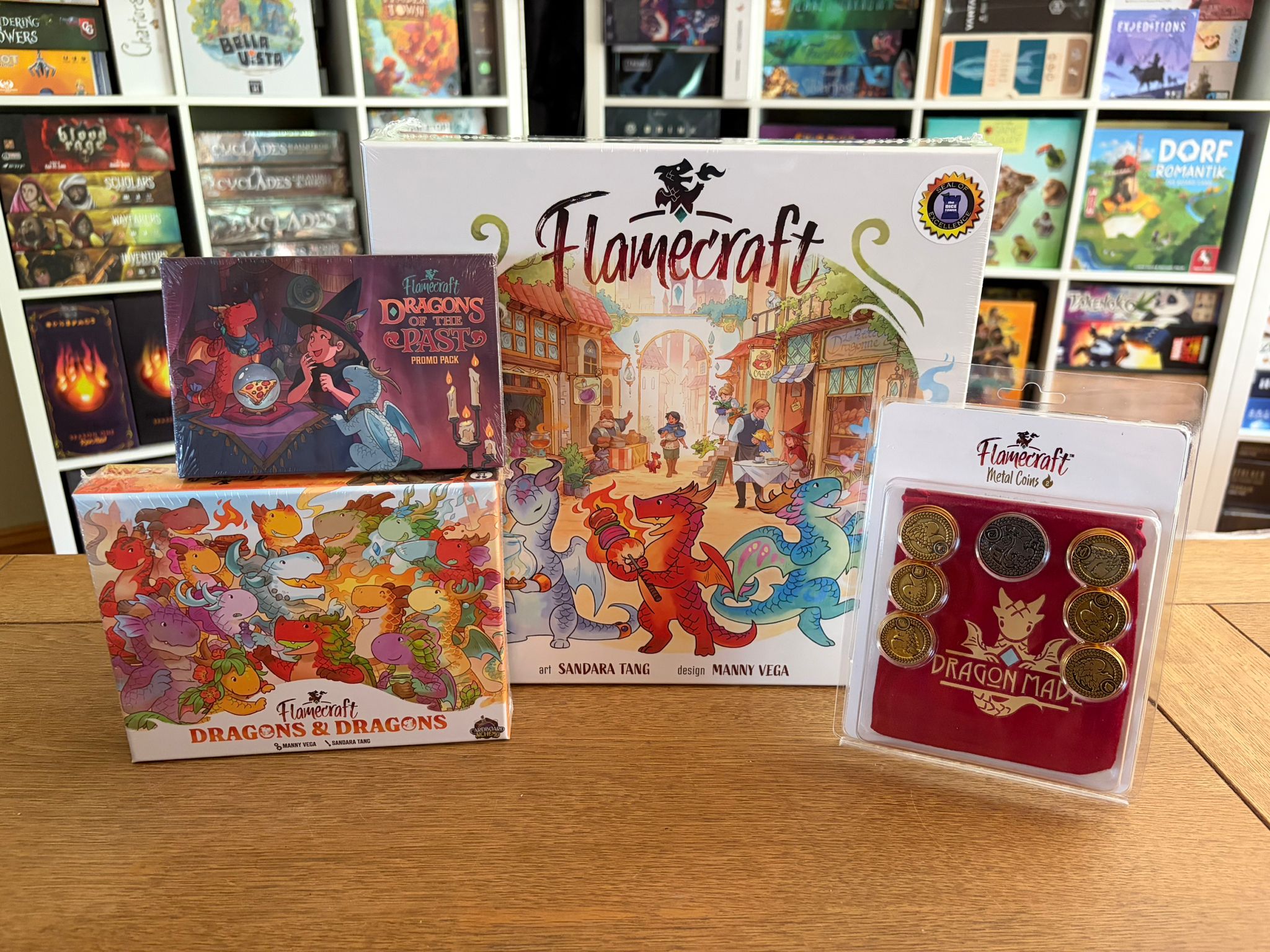 Flamecraft Bundle - Includes Dragons & Dragons, Dragons of the Past and Metal Coins