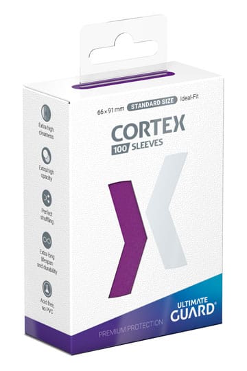 Ultimate Guard Cortex Sleeves Standard Size (100) - Purple