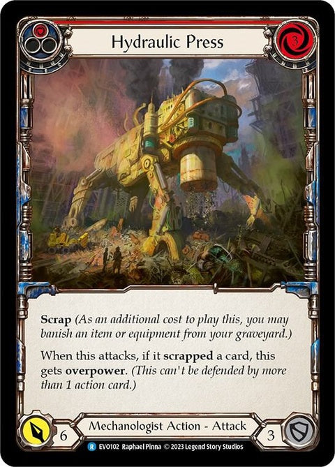 evo102-hydraulicpressred