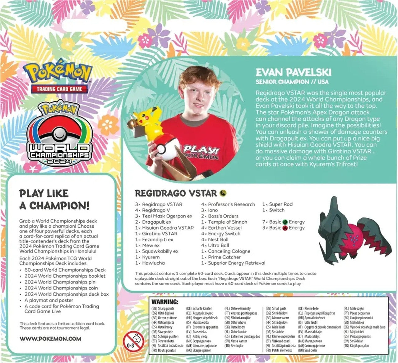 Pokémon TCG: World Champions Decks Evan Pavelski - Regidrago VSTAR